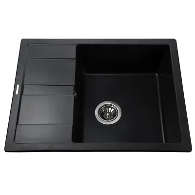 Гранітна мийка Globus Lux ONE 650х500-А0002, чорний